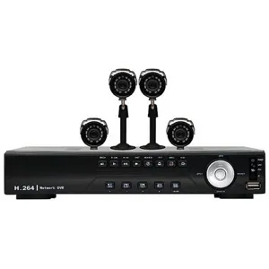 Kit Vigilancia 4 Cámaras Bullet y 4 Canales  - No HDD pn DK4-C1404CM