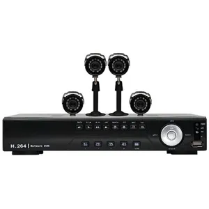 Kit Vigilancia 4 Cámaras Bullet y 8 Canales  - No HDD pn DK8-C1804CM