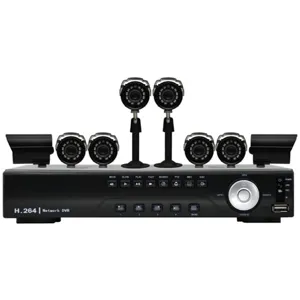 Kit Vigilancia 8 Cámaras Bullet y 16 Canales  - No HDD pn DK16-C11608CM