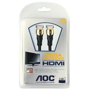 CABLE HDMI M/M 3.6m Blindado v1.3 Gold pn AHDG12