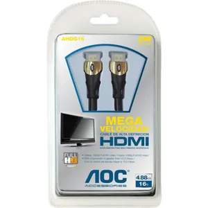 CABLE HDMI M/M 4.88m Blindado v1.3 Gold pn AHDG16