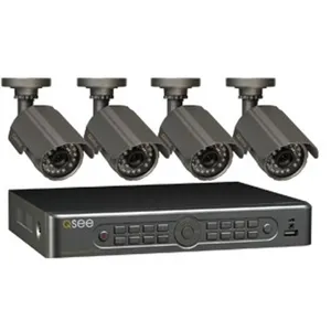 4CH DVR Real Time D1 HDMI + 4 camaras 450TVL CCD HD 500GB  pn QT5140-4A6-5B