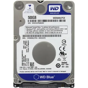 Disco Duro 500Gb 2.5" 5400 RPM Sata3 Blue WD5000LPCX
