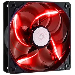 Ventilador 12CM Long Life 2000RPM, 19dB color rojo pnR4-L2R-20AR-R1