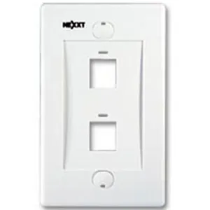 NEXXT Placa al muro 2 puerto RJ-45 Blanco AW160NXT02