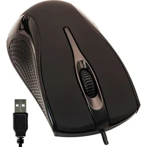 Mouse Optico MAXI USB negro pn: ARG-MS-0022