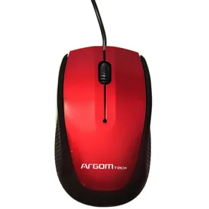 Mouse Optico USB Rojo ARG-MS-0014R
