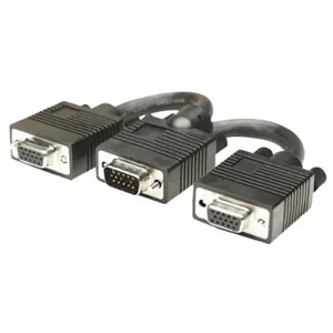 Cable Y HD15 Macho a 2 hembra pn304559