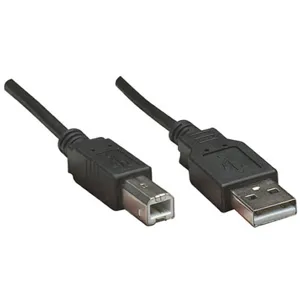 Cable Impresora Usb 2.0 1.8mts color negro, pn333368