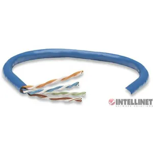 Caja Cable UTP Cat5e, 305Mts, 24 AWG, Azul, pn362344