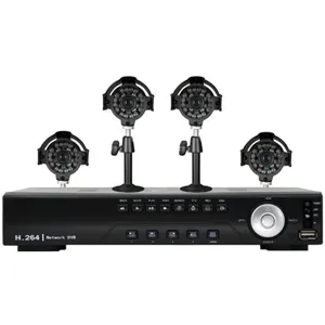 Kit Vigilancia 8 Canales, 4 Cámaras, sin HDD, pnDK8-C2804CM