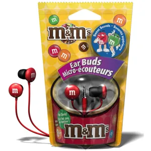 Audífonos M&M Rojo, 3.5mm 190550