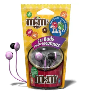 Audífonos M&M Rosado, 3.5mm 190551