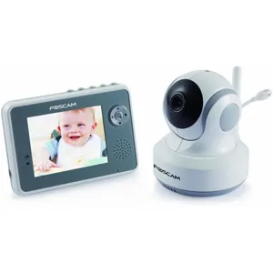 Monitor de Bebe FOSCAM FBM3501- 2,4 GHz con Pan/Tilt, Vision nocturna camara 2 vias Audio/Video