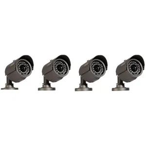 PACK 4 x CAMERA  QM6501B 650TVL CAM CABLES POWER