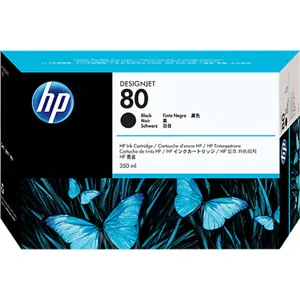 HP 80 350-ML BLACK CARTRIDGE PLOTTER  pnC4871A
