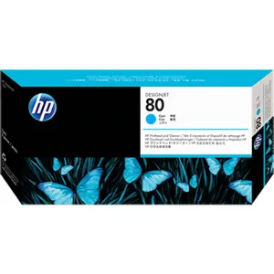 HP 80 CYAN CABEZAL + CLEANER  pnC4821A