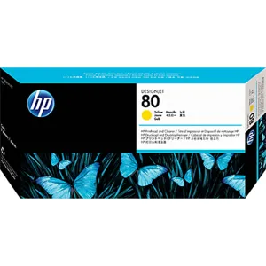 HP 80 YELLOW CABEZAL + CLEANER  pnC4823A