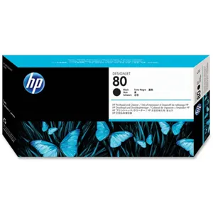HP 80 BLACK CABEZAL + CLEANER  pnC4820A