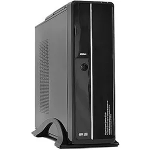 Gabinete Slim S602, Lector tarjetas, fuente 500W, color negro pn:  S602