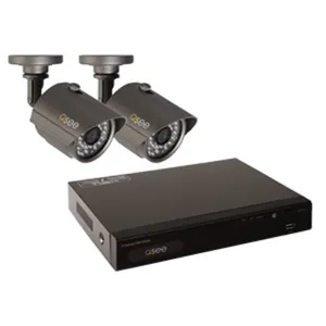 Kit DVR 4 canales 2 camaras 650TVL  HDD 500GB pnQT534-2H4-5