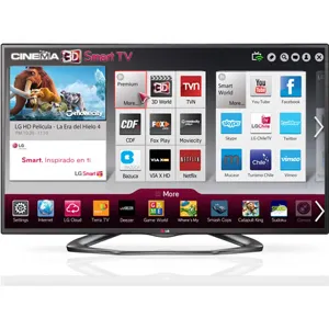 DIRECT LED 3D SMART TV FULL HDTV 55" C/ SINTONIZ  PN:55LA6200