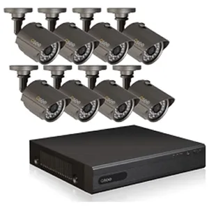 Kit DVR 8 canales, 8 cámaras 650TVL  HDD 500GB pnQT228-8H4-5