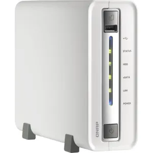 TS-112P-US  Personal Cloud NAS, DLNA, Mobile App Supported, Single Drive  Marvell 1.6GHz, 512MB RAM, Gigabit LAN, USB3.0