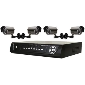 Kit Vigilancia 4 Canales, 4 Cámaras, sin HDD, pnDKAS0404S