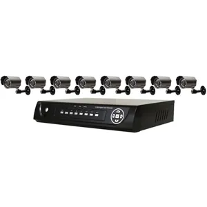 Kit Vigilancia 8 Canales, 8 Cámaras, sin HDD, pnDKAS0808S