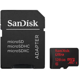 Memoria 128GB Ultra microSD HC XC UHS-I Card PN:SDSDQUAN-128G-G4A