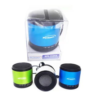 Parlante Mp3+FM+Pendrive, Aux In  3W RMS+Bajos (Azul, Negro o Plateado) PN:4953