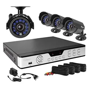 4CH  DVR + 4 x Camaras  420 TVL  pn  PKD-DK4216