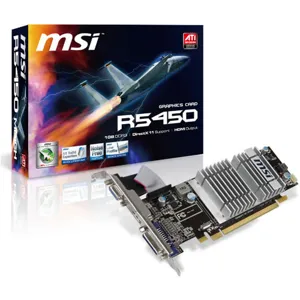 VGA ATI HD5450 1GB DDR3 HDMI DVI VGA LP PN:R5450-MD1GD3H/LP