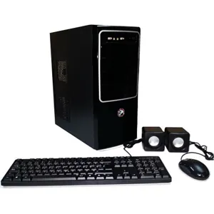 Gabinete ATX + Fuente 600W Teclado, Mouse y Parlantes PN:CASEKIT