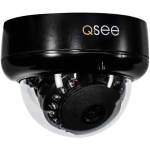 Camara 900TVL 960H Domo (Black) 3.6mm 15 IR 65 FT NV pnQM9904D-N