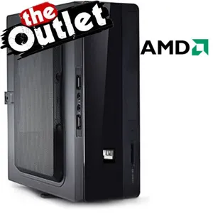 Outlet - Mini PC AMD C 70 DC 1Ghz 2GB 500GB , Soporte Vesa, .