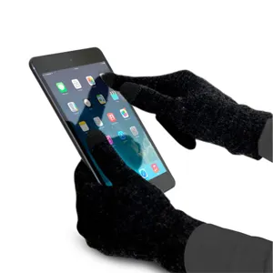Guante Touch Tablets y Smartphones touchscreen, Dark grey color Mediano TE0UGT1MK