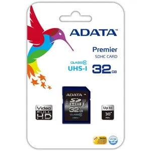 MEMORIA SDHC 32 GB CLASS 10  USH1-CL 10 PN:ASDH32GUICL10-R