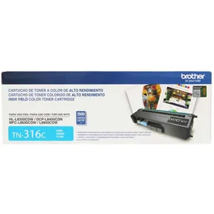 BROTHER TN316C TONER CYAN 3500PAG