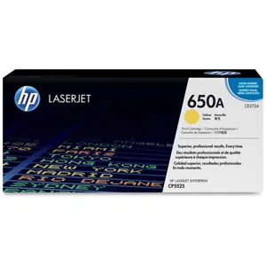 Tóner HP 650A Yellow LaserJet  for CP5525 - CE272A