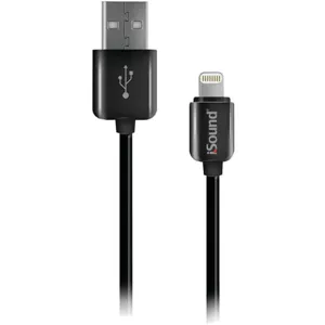 Cable Sync Lightning a USB iSound - Negro