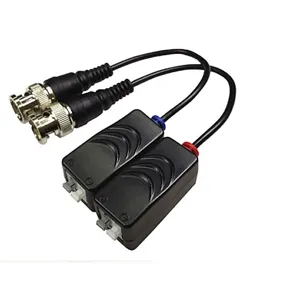 Video Balun HD Folksafe pasivo terminal de cable BNC (El Par)