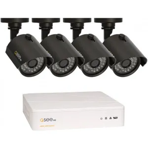 Kit DVR 4 canales, 4 camaras 720p HDMI  HDD 1TB pn:QTH4-4Z3-1