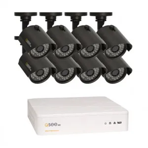 Kit DVR 8 canales, 8 camaras 720p HDMI  HDD 1TB pn:QTH8-8Z3-1