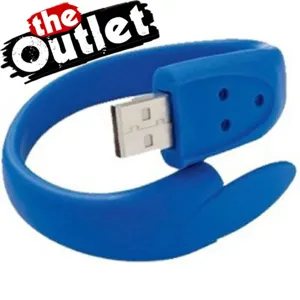 Outlet - 8Gb My pendrive Brazalete Azul USB 2.0 pn008GBBR.