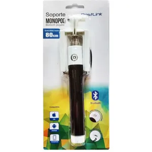 Baston Selfie extendible de aluminio con disparador Bluetooth para Android y IOS Plegable  PN:0300329