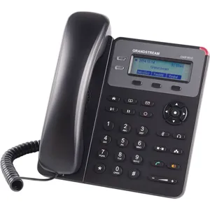 Teléfono IP Grandstream Small Business con cuenta SIP única Negro - GXP1610
