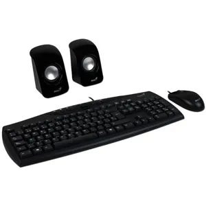 COMBO TECLADO, MOUSE Y PARLANTES GENIUS USB pn 31280229100