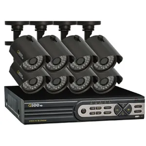 Kit DVR 16canales 8 camaras 720P HDMI 2 Tb pn:QTH16-8Z3-2BR
